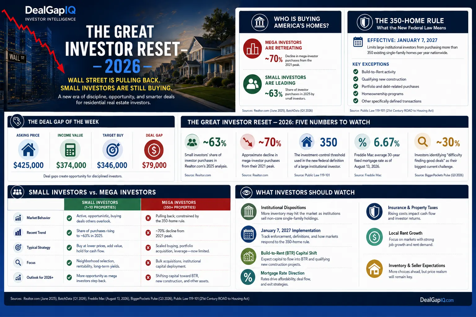 The Great Investor Reset 2026 — Wall Street pulls back while small investors keep buying.